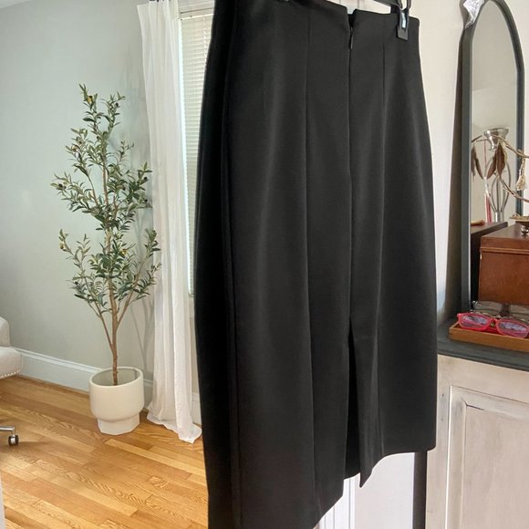 New York & Company Stretch High-Waisted Pencil Skirt in Black [10] - Picture 2 of 7